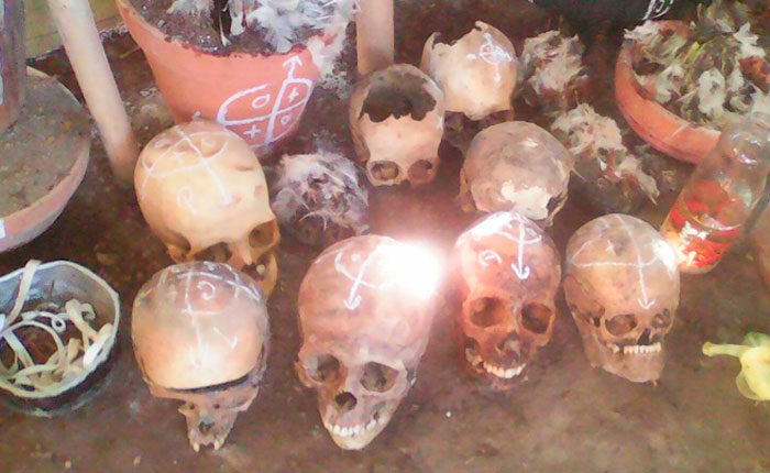 Al menos 17 cráneos humanos fueron hallados en vivienda de Guatire (Fotos)