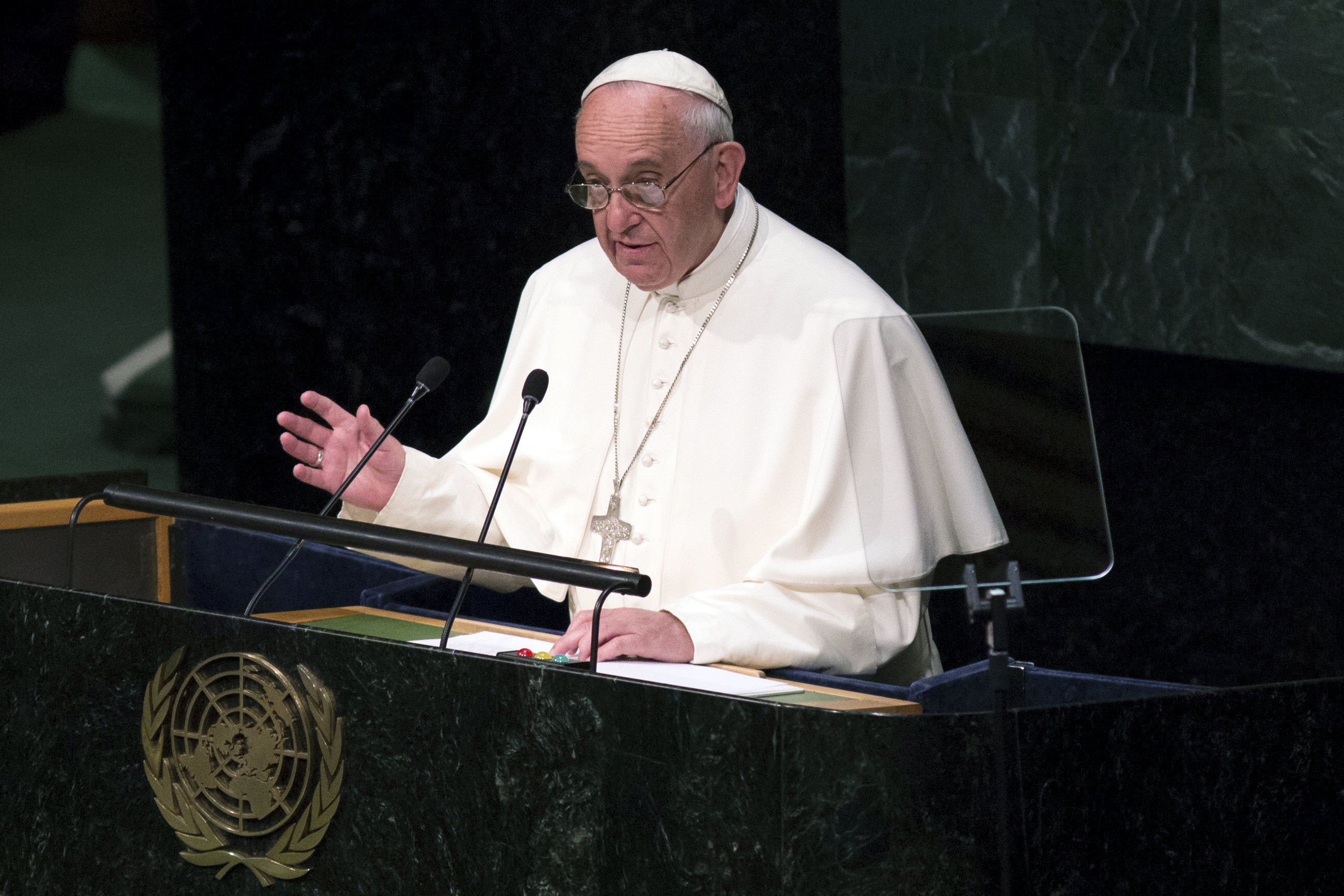 Las frases más importantes del papa Francisco ante la Asamblea General de la ONU