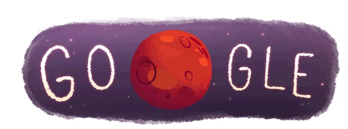 Google celebra que hay agua en marte con este Doodle (Foto)