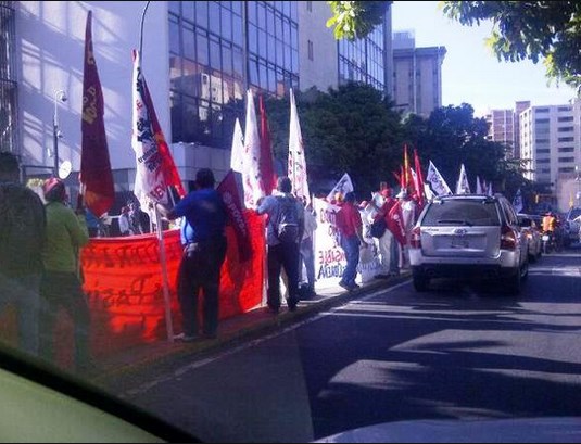 Reportan protesta de trabajadores de Pdvsa La Campiña