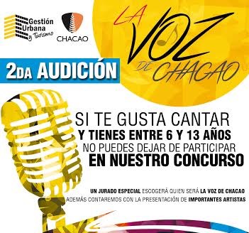 Gran 2do casting de La Voz de Chacao iniciará este miércoles