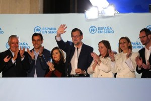 Rajoy proclamó la victoria del PP: Intentaremos formar un gobierno estable