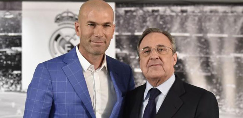 Zidane será el nuevo DT del Madrid y dirigirá este martes su primer entrenamiento