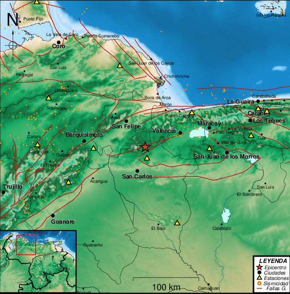 Sismo de magnitud 3.1 al noreste de San Carlos