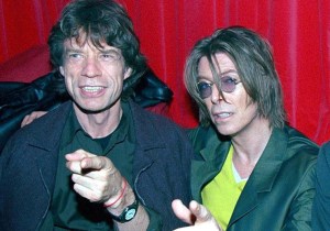 David Bowie y Mick Jagger hicieron un trío (no musical) con una famosa cantante