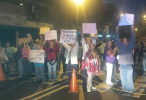 Protestan en Los Teques por la falta de agua