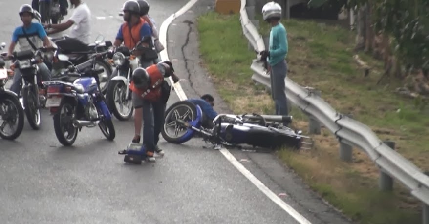 Disminuyeron accidentes con motorizados en Miranda durante el mes de enero