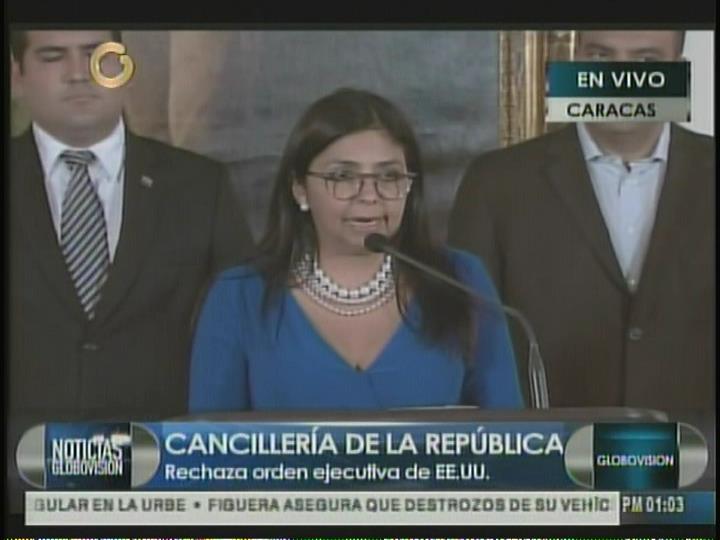 Delcy Rodríguez dice que “revisarán” relaciones entre Estados Unidos y Venezuela