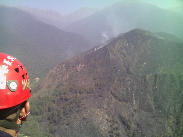 El fuego ha consumido 419 hectáreas del parque Sierra La Culata en Mérida