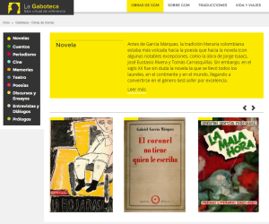 “La Gaboteca”: Sitio web dedicado al legado de Gabriel García Márquez