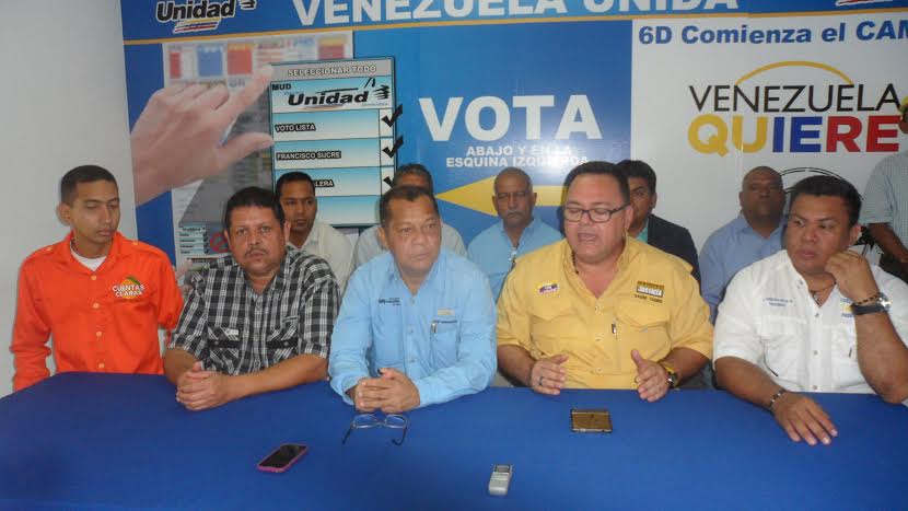 Conforman bloque progresista partidos de la MUD en Guayana