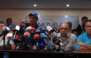Capriles: No hay ninguna Ley que nos impida acudir al CNE para exigir nuestros derechos