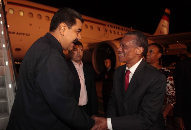 Maduro llegó anoche a Trinidad y Tobago (Foto referencial  AVN)