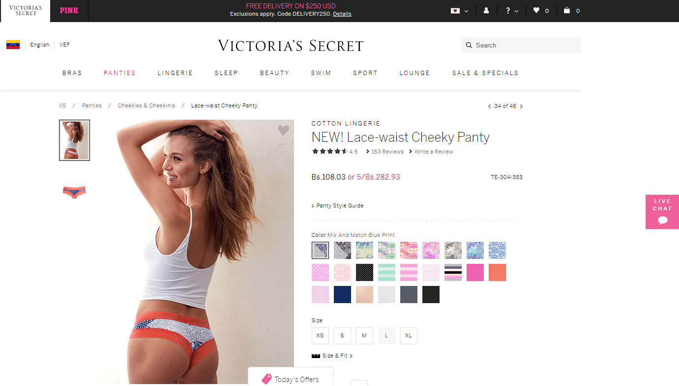 Un sostén de Victoria´s Secret cuesta lo mismo que una pasta de dientes regulada (fotos)