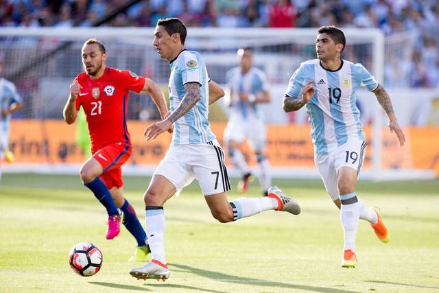 Sin Messi pero con Di María encendido, Argentina se prueba el traje de candidato