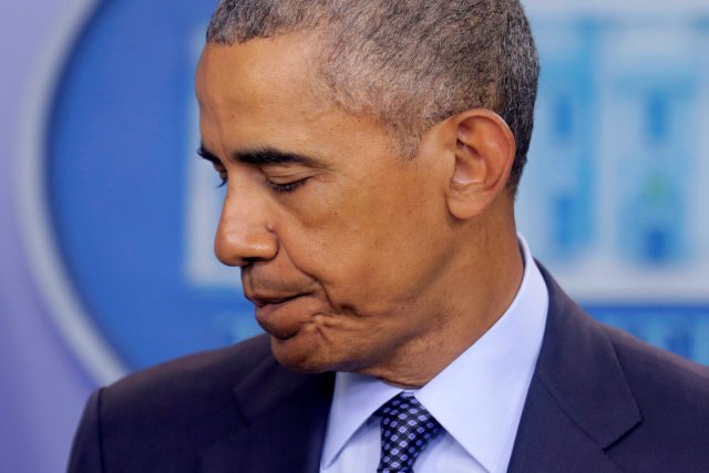 U.S. President Barack Obama speaks about the worst mass shooting in U.S. history that took place in Orlando, Florida, at the White House in Washington, U.S., June 12, 2016.   REUTERS/Joshua Roberts