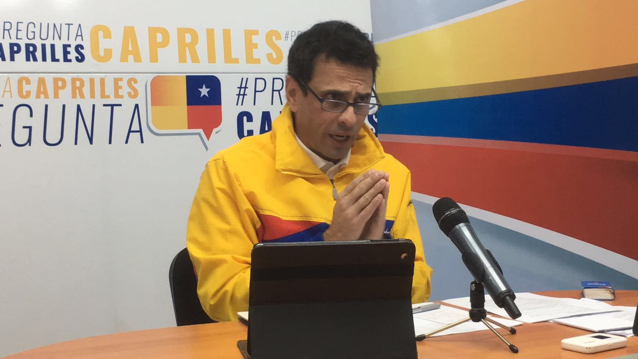 Capriles: El responsable de trancar toda Venezuela el día de hoy es Nicolás Maduro
