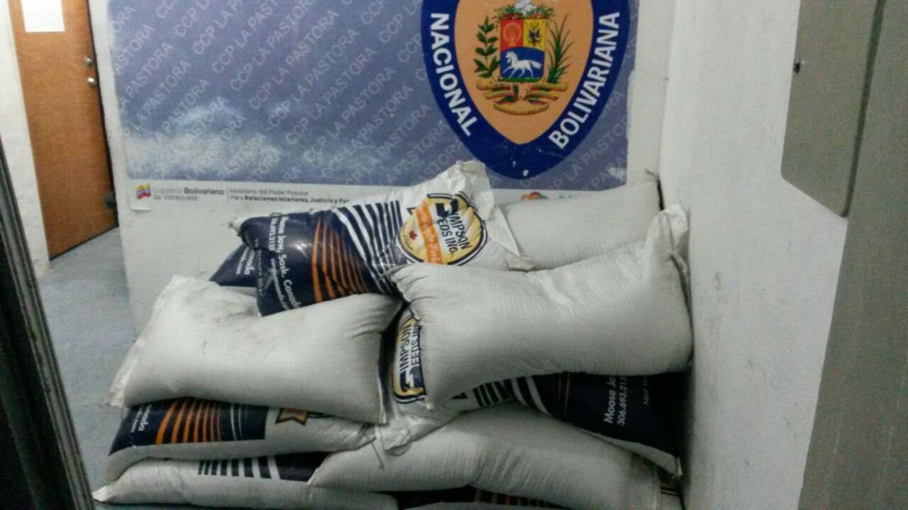 Incautan más de 10 sacos de lentejas en Caracas