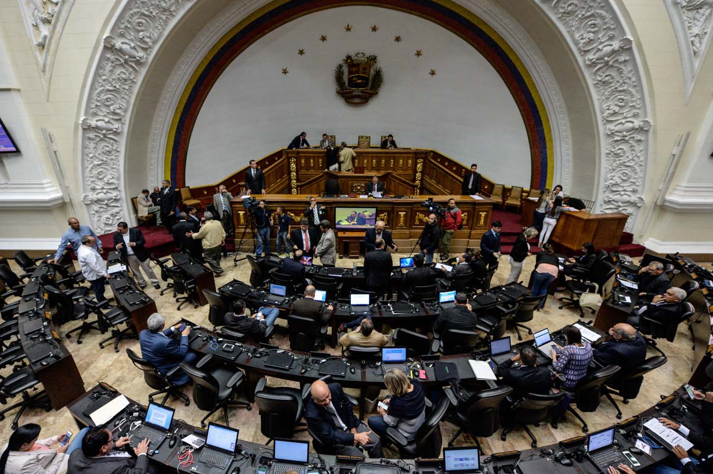 Asamblea Nacional suspende sesión por fallas en el servicio eléctrico