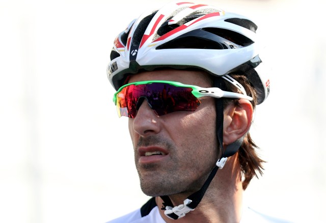 2016 Rio Olympics - Cycling Road - Final - Men's Road Race - Fort Copacabana - Rio de Janeiro, Brazil - 06/08/2016.Fabian Cancellara (SUI) of Switzerland before the start of the race REUTERS/Bryn Lennon/Pool FOR EDITORIAL USE ONLY. NOT FOR SALE FOR MARKETING OR ADVERTISING CAMPAIGNS.