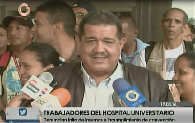 Trabajadores del Hospital Universitario de Caracas denuncian falta de insumos