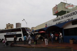 Trece líneas de buses paralizaron traslados desde Puerto La Cruz hasta Caracas