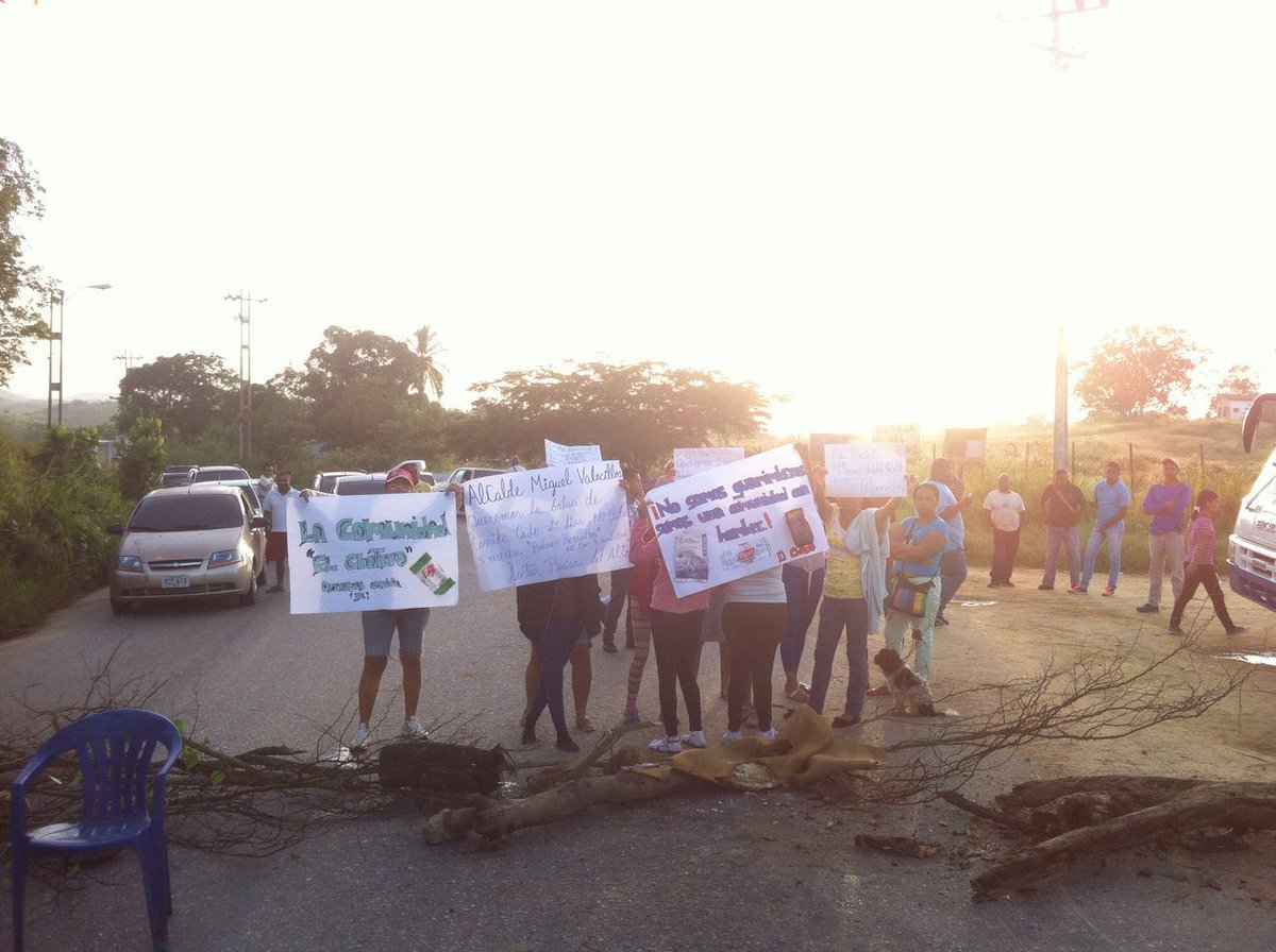 Protesta por escasez de alimento en Lara #5Sep