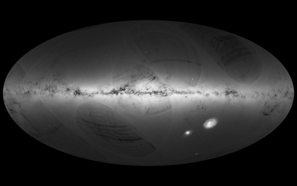 Telescopio Gaia obtuvo mapa de la Vía Láctea con 1.142 millones de estrellas