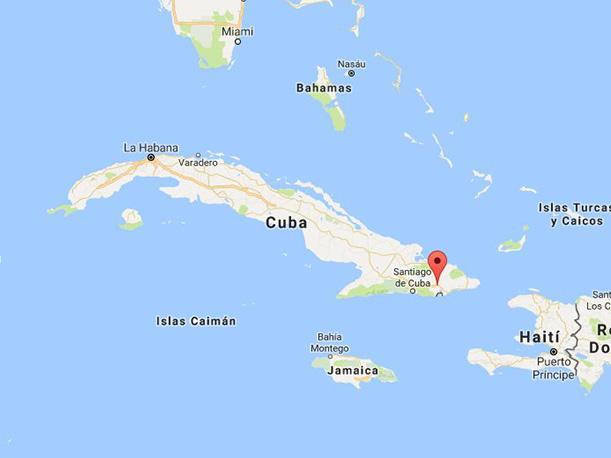 El sismo se hizo notar en Santiago de Cuba y Guantánamo. Foto: Google Maps