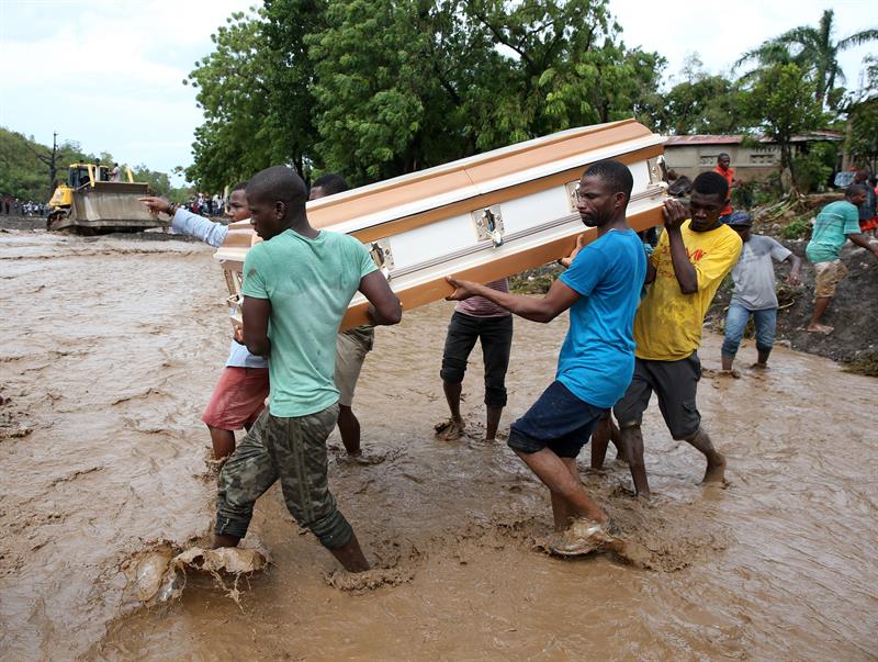 Asciende a 10 la cifra oficial de muertes en Haití por pasaje de huracán Matthew