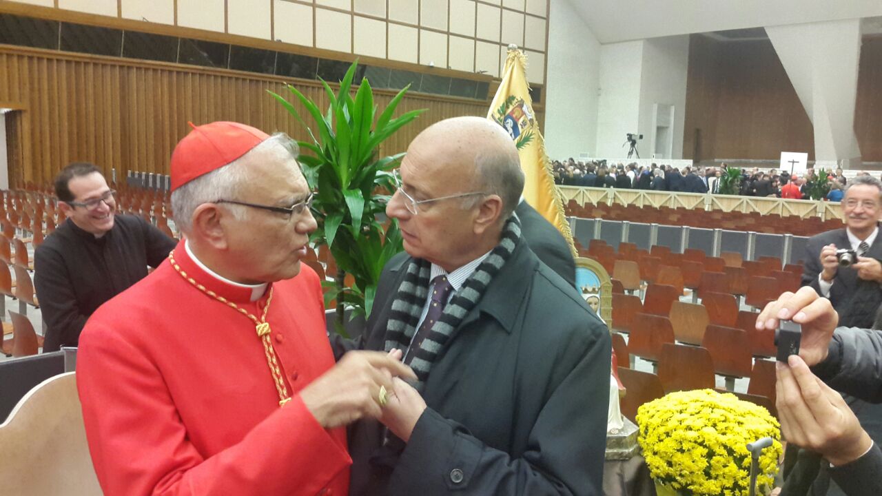 Diputado Williams Dávila acompañó la creación del Cardenal Baltazar Porras “los merideños estamos felices”