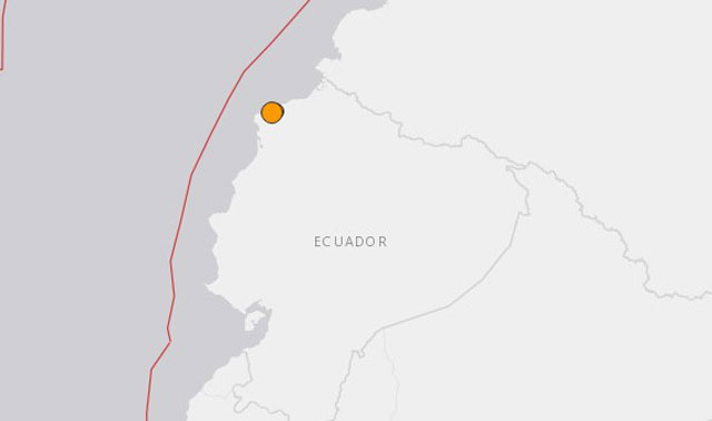 Sismo de magnitud 5 se sintió en zona afectada por terremoto de abril en Ecuador