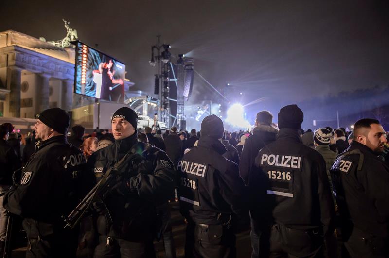 Alemania entró en 2017 bajo enormes medidas de seguridad en Berlín y Colonia