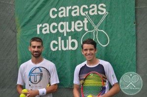 Los Copa Davis Ricardo Rodriguez y Miguel Esté calentaron motores para este 2017 (Fotos)
