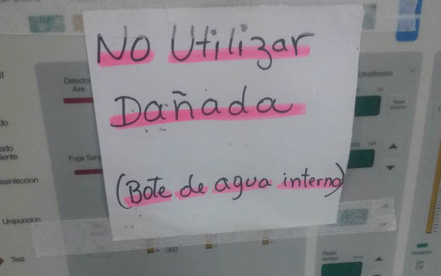 Pacientes renales del Hospital Universitario de Maracaibo deben luchar por una diálisis