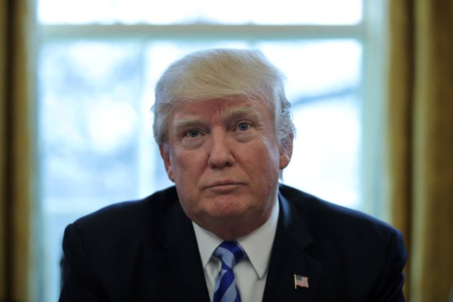 Donald Trump, peridente de EEUU. Foto: REUTERS/Carlos Barria