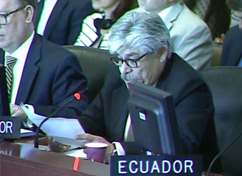 El Salvador abogó en la OEA  por el diálogo que el Gobierno quiere imponer en Venezuela
