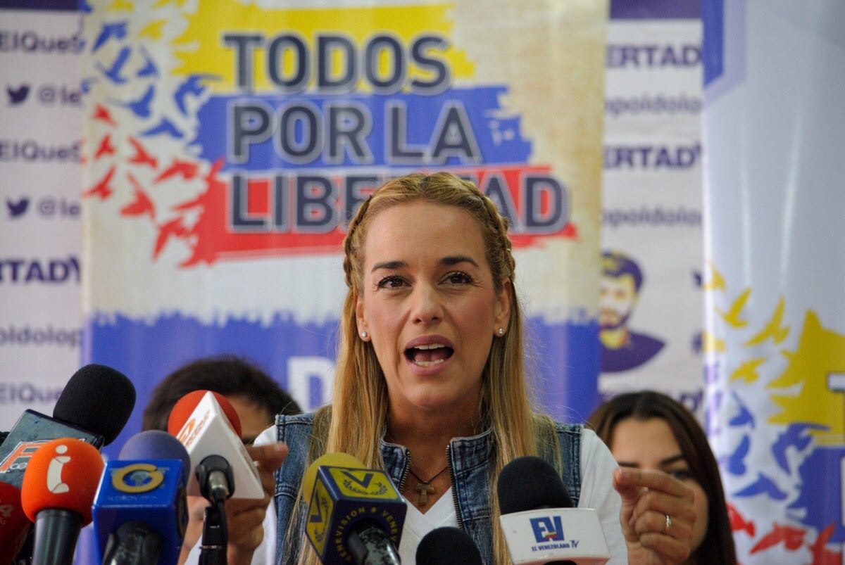 Lilian Tintori: no seamos esclavos de Maduro, salgamos a la calle y demostremos que queremos democracia