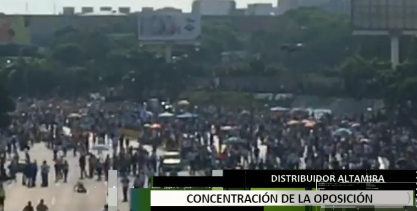 EN VIVO: Siga los acontecimientos del gran plantón contra Maduro en Altamira este #24A