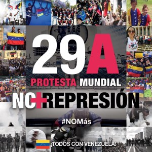 A los compatriotas migrantes: Segunda protesta mundial “No más” contra la crisis venezolana este #29A