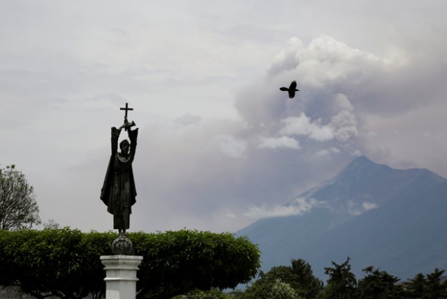 Volcán en Guatemala / AFP
