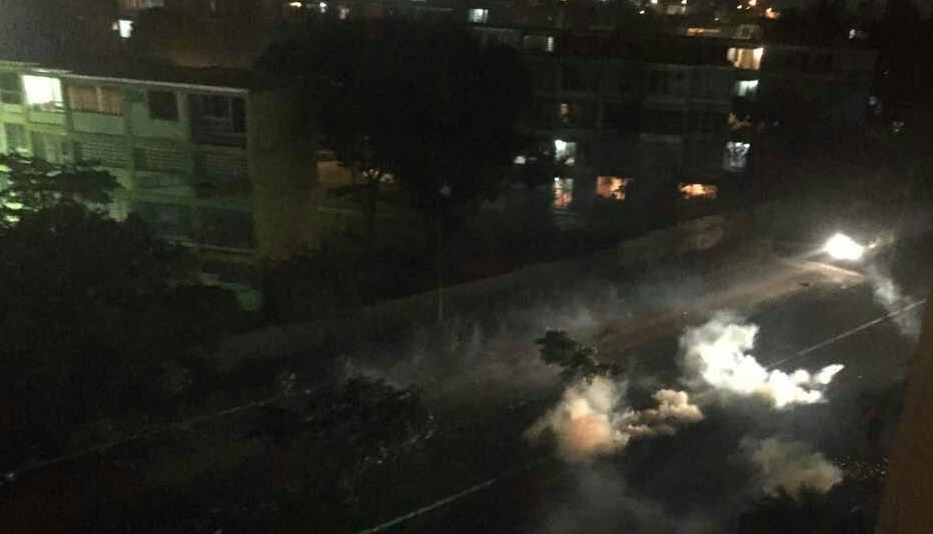Puerto Ordaz también fue sometida a represión la noche de este martes #30May
