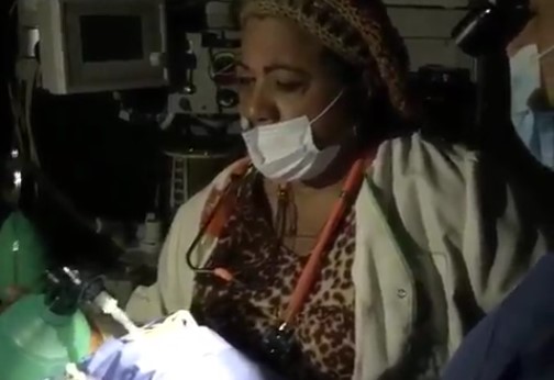 La angustia de una médico del JM de Los Ríos tras apagón en plena operación #24May (Video)