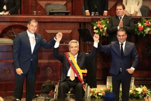 Lenín Moreno se juramenta como presidente de Ecuador y promete eliminar la pobreza extrema