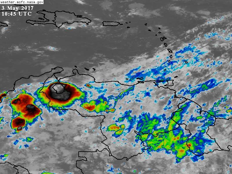 El estado del tiempo en Venezuela este miércoles #3May, según el Inameh