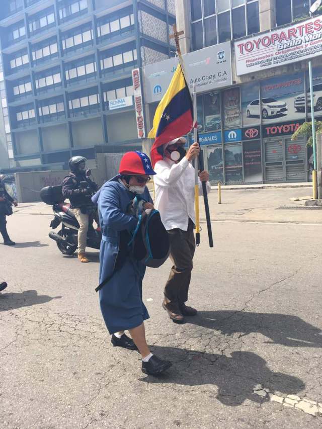 GNB reprimió a opositores en Bello Monte. Foto: esteninf Olivares / @esteninf