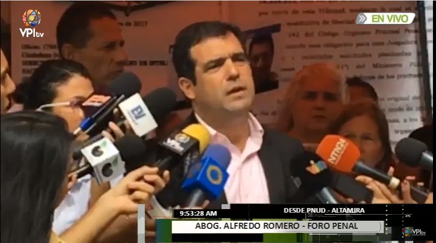 Alfredo Romero: El poder de liberar a los presos políticos la tiene el Ejecutivo, no hay intervención del TSJ