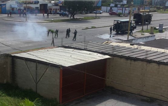Foto: Represión en Barquisimeto / Cortesía 
