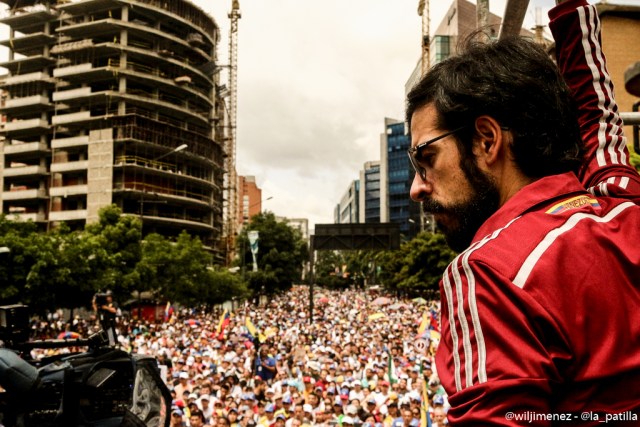 Lo que usted no vio de la concentración por los 100 días de resistencia. Fotos: LaPatilla.com