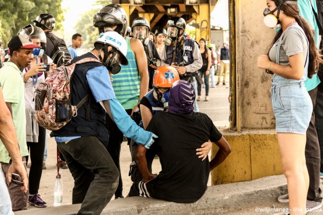 Lo que usted no vio de la concentración por los 100 días de resistencia. Fotos: LaPatilla.com